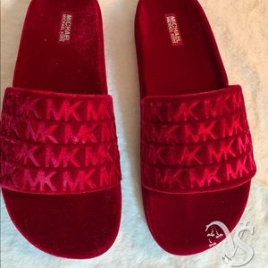 MICHAEL Michael Kors  Velvet Slide Sandal